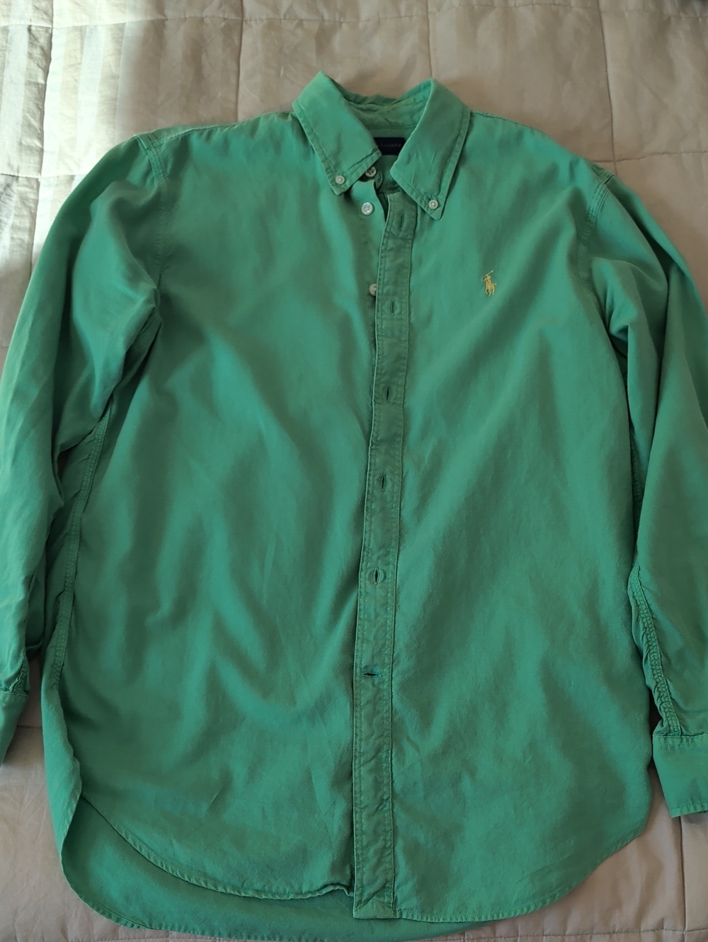 Polo by Ralph Lauren Women's Teal Green Button-Down Shirt